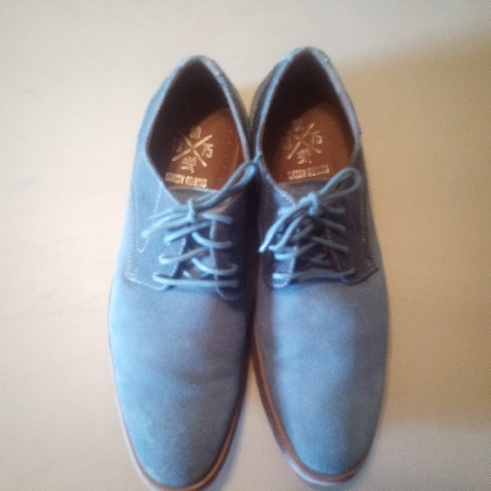 Stacy Adams Blue Suede Oxford size 8M